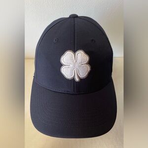 Black Clover Live Lucky Premium Clover Navy Fitted S/M Golf Hat/Cap